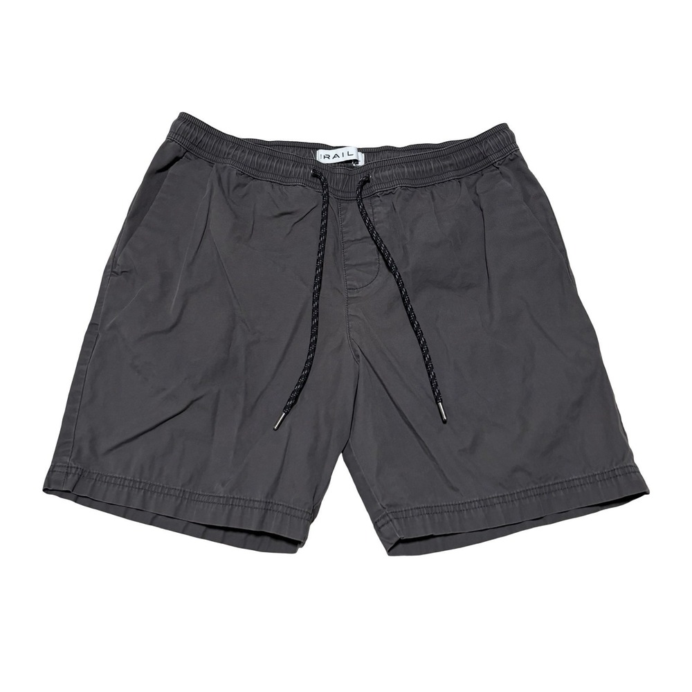 The Rail Men's Drawstring‎ Chino Shorts Gray Size Medium 29 x 6.5